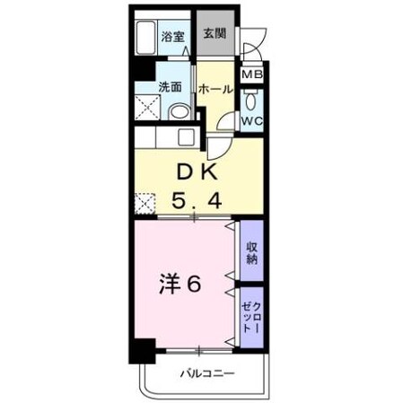 折尾駅 徒歩15分 3階の物件間取画像